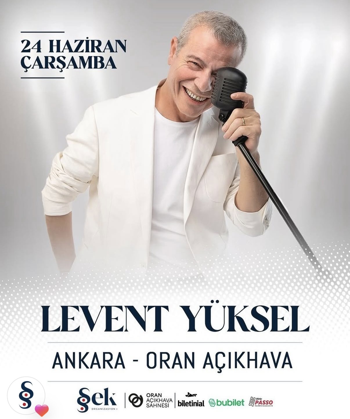 24 Haziran Ankara Oran Açıkhava Levent Yüksel konseri