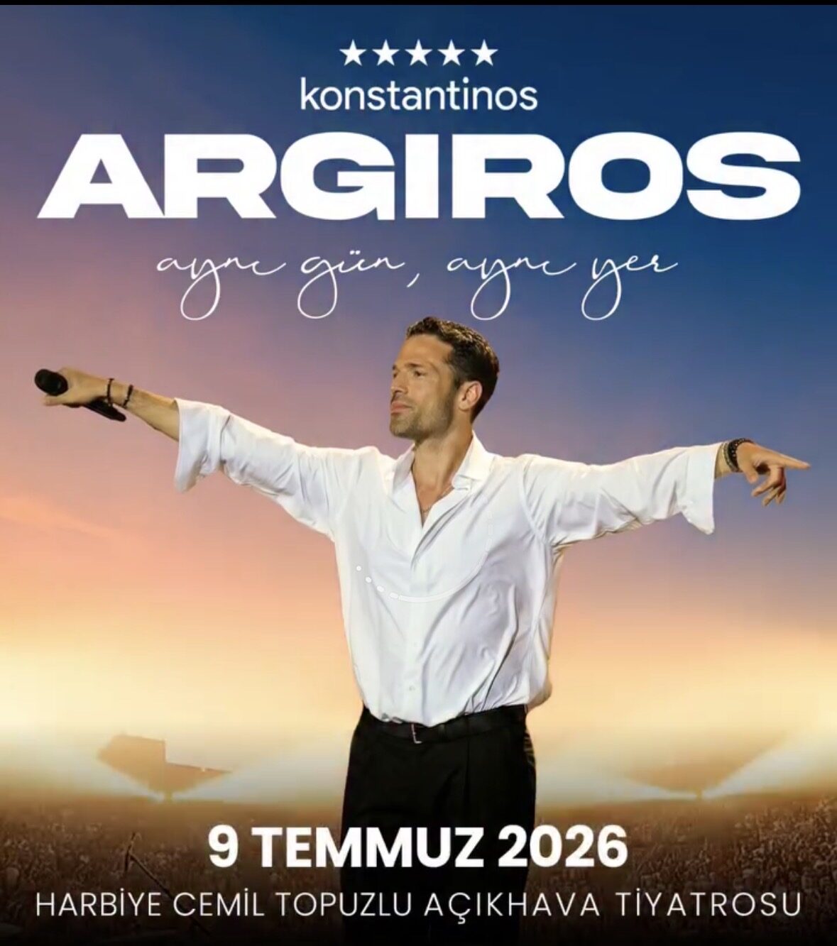 Konstantinos Argiros 9 Temmuz Konser Bileti