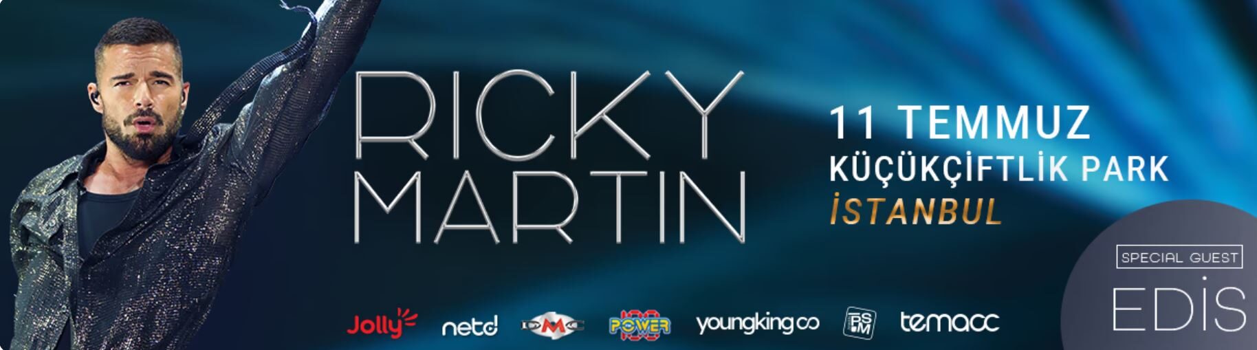 Ricky Martin İstanbul Bileti-ayakta