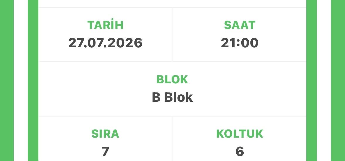 Melike şahin 27.07.26 Harbiye konser bileti