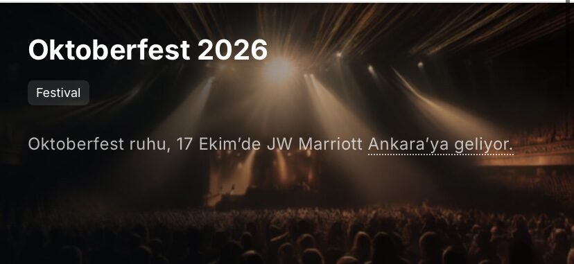 Oktoberfest JW Marriott