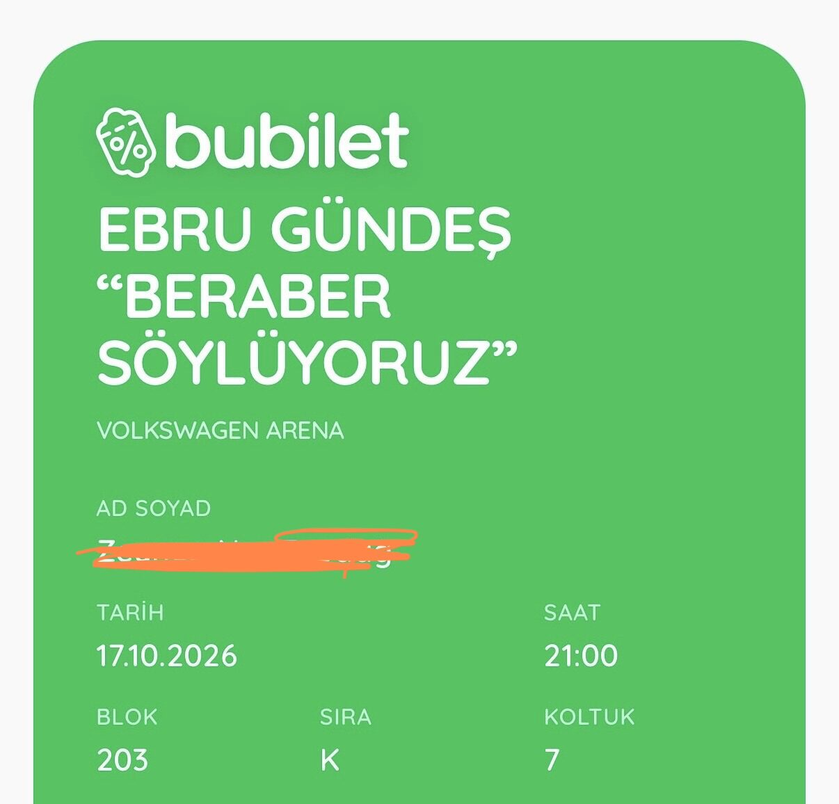17 Ekim cumartesi ebru gündeş konser