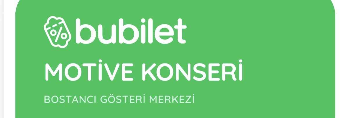 Motive konseri genel giriş iki bilet